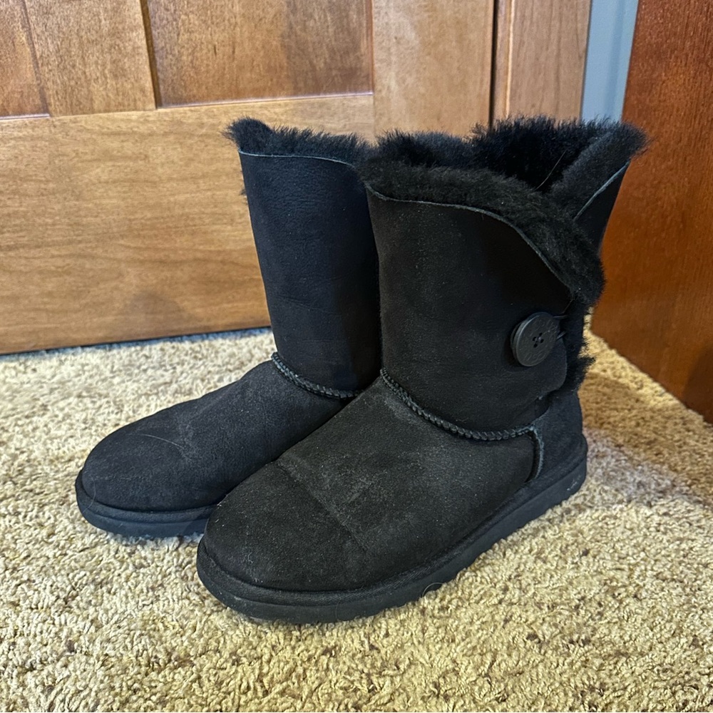 Black UGG boots